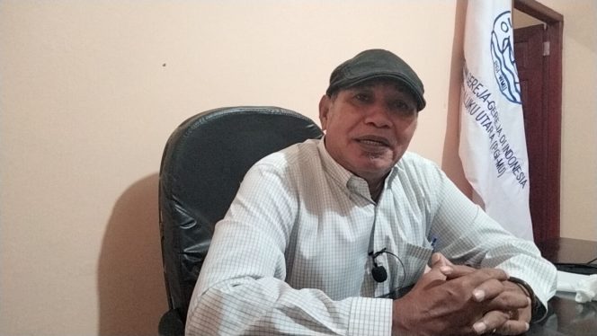 
 Pdt Dr Julianus Mojau, M Yh, Ketua PGIW Maluku utara