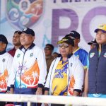 Tunjukkan Komitmen Pembinaan Atlet, Bupati Piet Babua Hadiri Pembukaan POPDA XII di Morotai