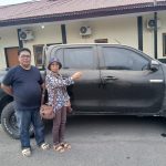 Mobilnya Bisa kembali, Pdt Altje Sangkoy sampaikan Apresisasi Buat Kapolres Halut dan jajarannya